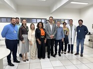 Hospital Estadual de Jataí recebe visita do secretário de saúde Sérgio Vencio 